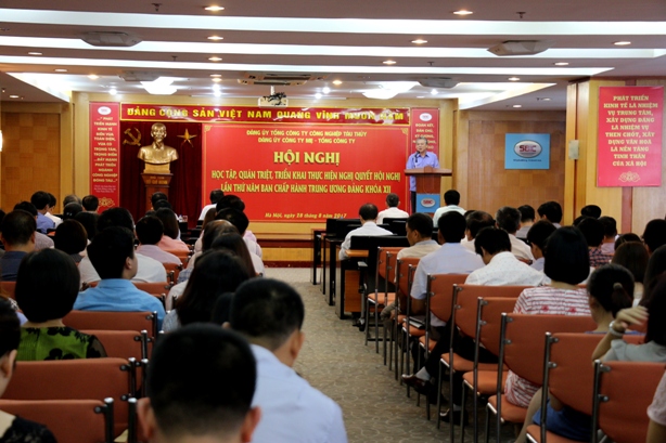 Đảng bộ SBIC tổ chức Hội nghị học tập, quán triệt và triển khai thực hiện Nghị quyết lần thứ năm Ban Chấp hành Trung ương Đảng khóa XII.